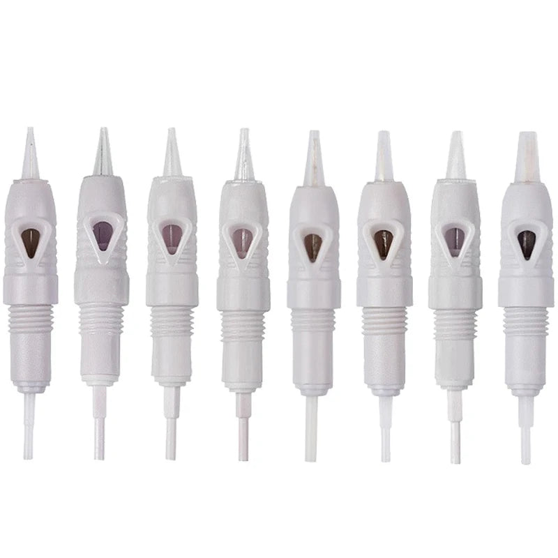 Permanent Makeup Needle Cartridges - Sterile Disposable PMU Needles Permanent Makeup Machines 3P 20pcs Tidesmit