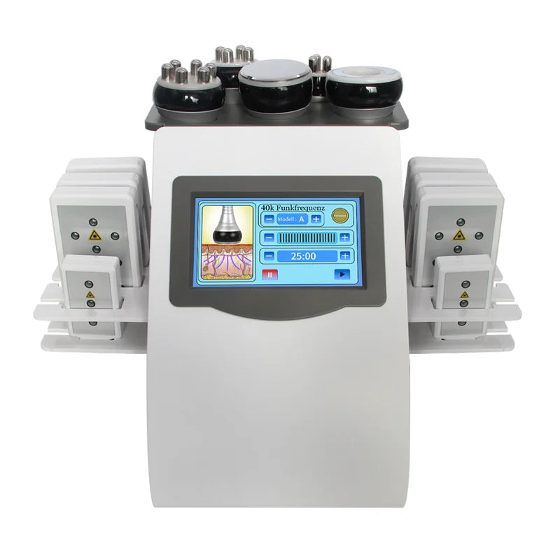 6-in-1 Cavitation Slimming Machine with Ultrasonic Body Contouring Body Shaping Massage Equipment Tidesmit