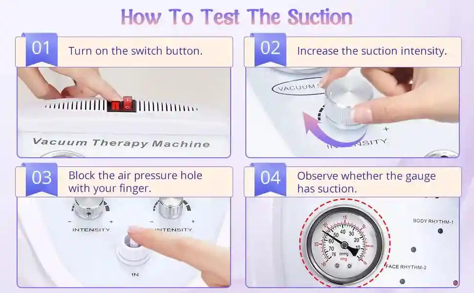 Vacuum Therapy Machine for Body Contouring | Tidesmit Spa System Eye Massage Instrument Tidesmit