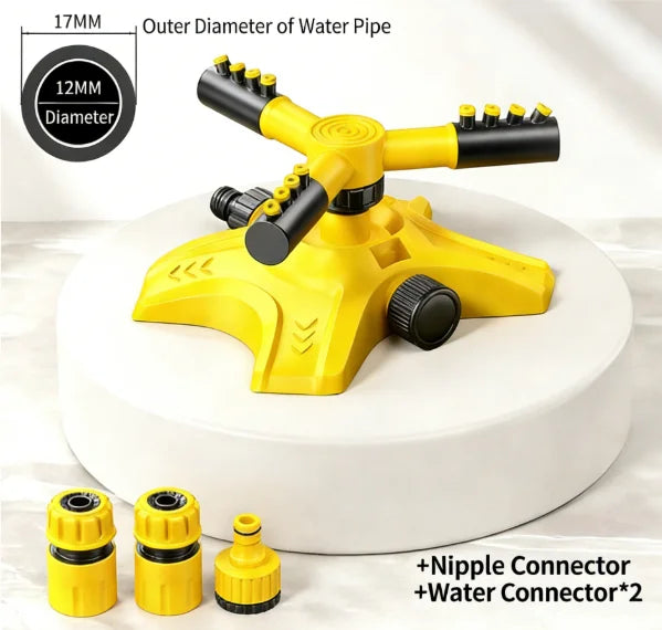 360 °   Automatic Rotating Water Pipe Set, Garden Lawn Sprinkler, Yard Tree Coverage Watering Irrigation Sprayer