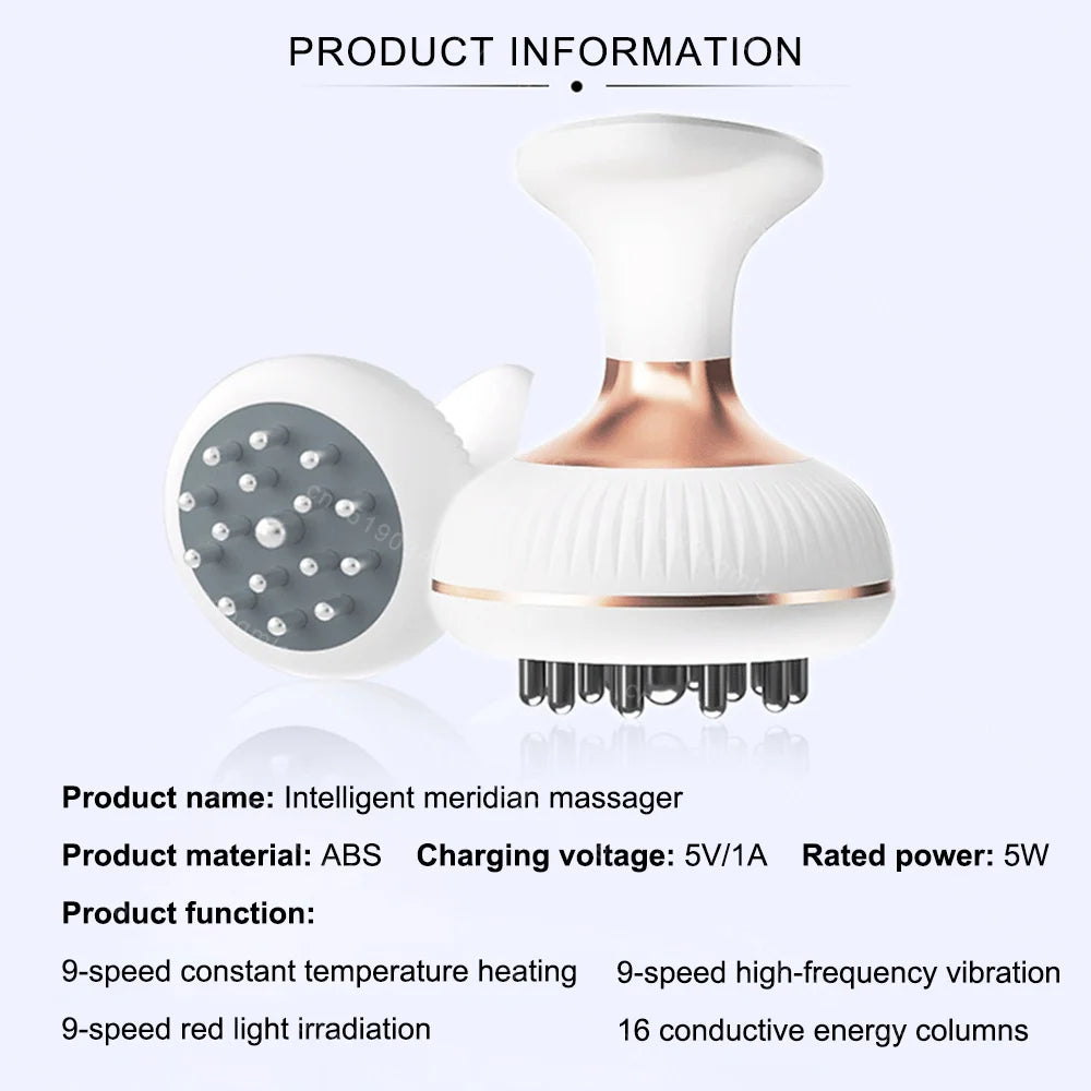 Tidesmit Electric Massager with Heat and Red Light Therapy - 3 Colors Body Shaping Massage Equipment Tidesmit