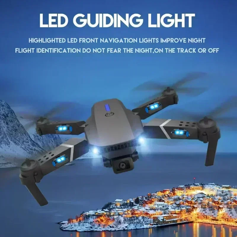 4K WiFi FPV Camera Drone - Foldable RC Quadcopter with HD Lens Tidesmit