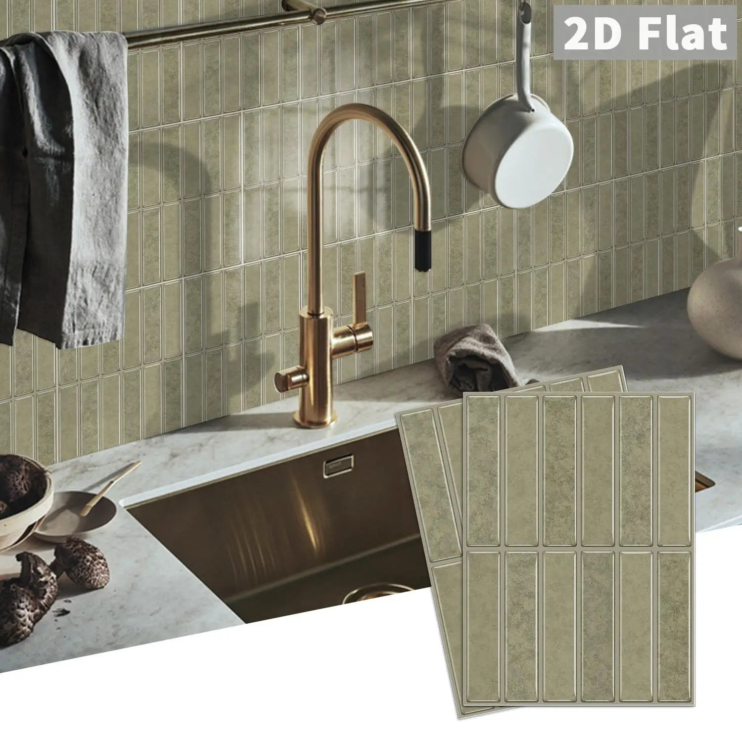 Peel-and-stick self-adhesive tile stickers Self-adhesive tile decals Kitchen and bathroom backsplash decoration Bedroom decor