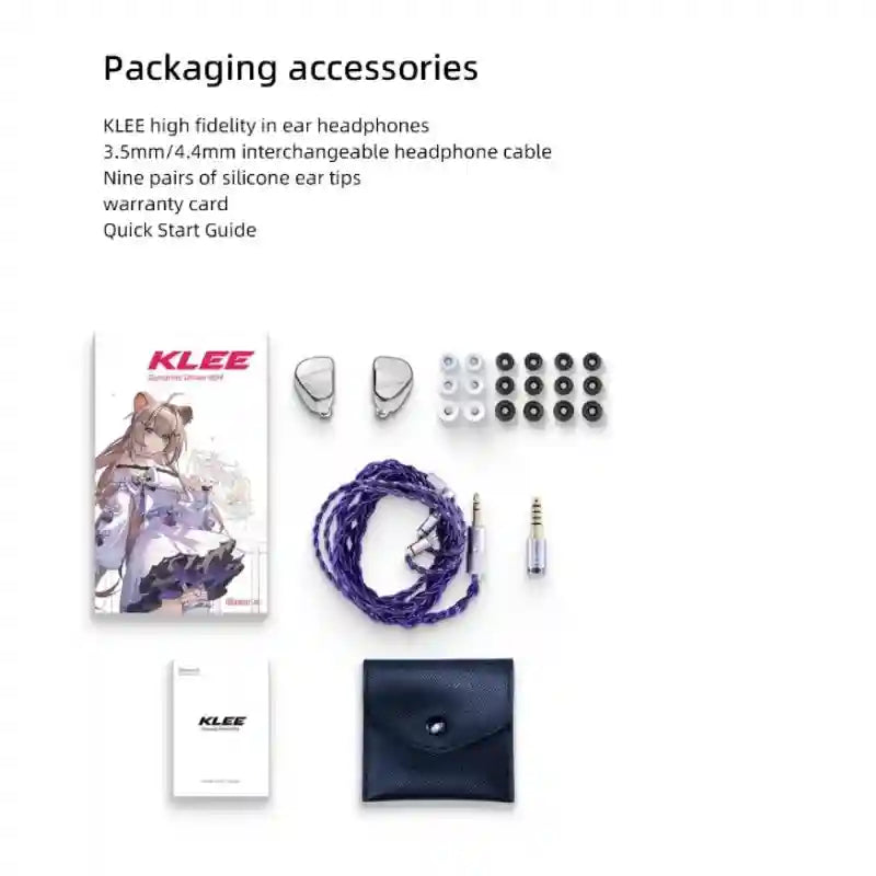 iBasso Jr. Klee In-Ear Monitors | Dual Interface HiFi Wired Earphones Tidesmit