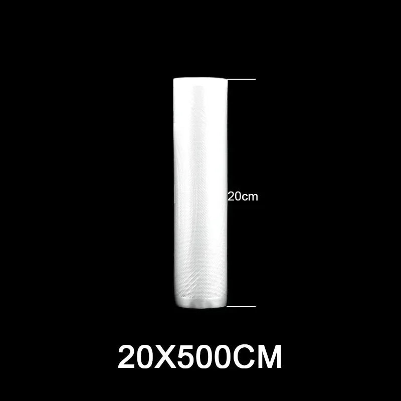 1Roll 12/20x500cm Vacuum Seal Bags - Durable, Tear-resistant, Easy-cut. Ideal For Sous Vide, Meal Prep, Beef Storage Kitchen