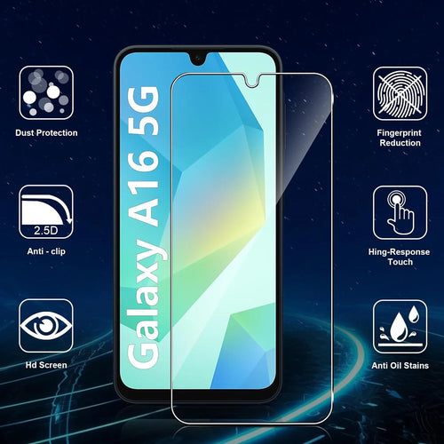 1~3PCS Tempered Glass For Samsung Galaxy A56 A55 A54 A53 A16 A26 A36 Screen Protector For Samsung A15 A25 A35 HD Front Film S23 S24 FE Phone Glass S21 S22 S23 S24 S25 Ultra Glass AE Tidesmit