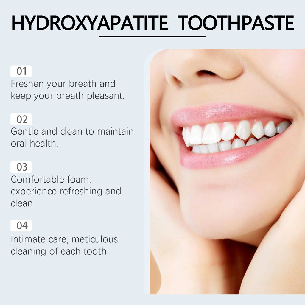 Tidesmit Hydroxyapatite teeth whitening toothpaste for cavity prevention and stain removal on sensitive teeth