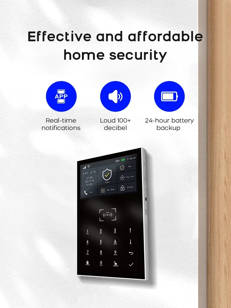 4G Smart Alarm Security System | Tuya App-Controlled Protection Kit Tidesmit