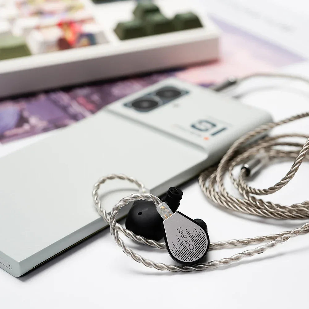 Binary Chopin 1DD+3BA Hybrid HiFi Earphones by Tidesmit Tidesmit