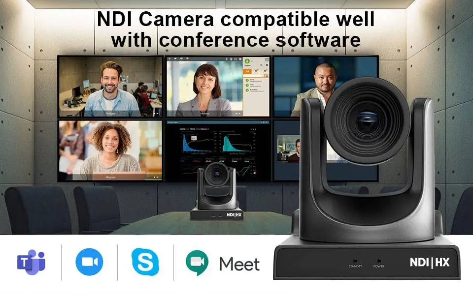 Runpu NDI PTZ Camera Ai Tracking Conference Camera Ptz Video SDI HDMI USB POE Live Streaming Camera for Video Confere Church