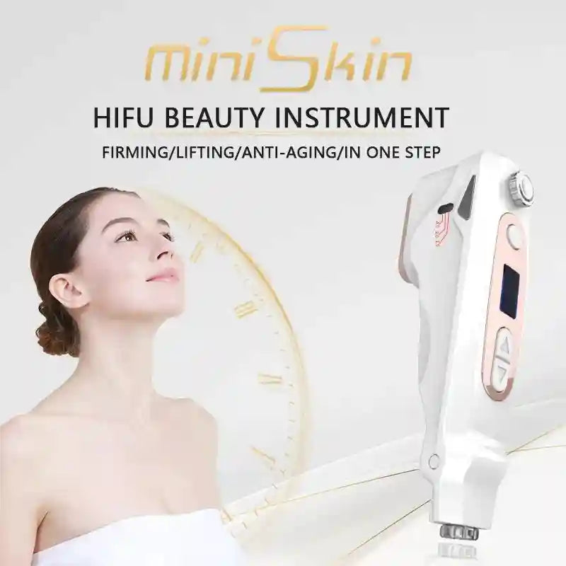 Mini Hifu Facial Machine for Skin Tightening and Wrinkle Reduction Eye Massage Instrument Tidesmit