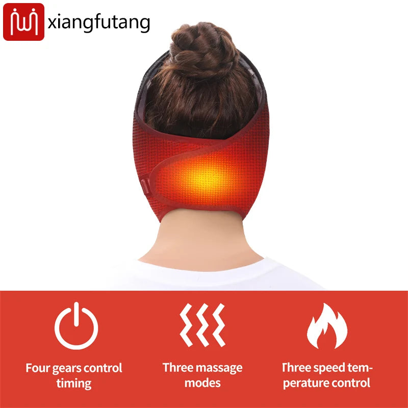 Heating Facial Wrap for TMJ Pain Relief | 3-Heat Timer EU/UK/US Massage Cushion Tidesmit