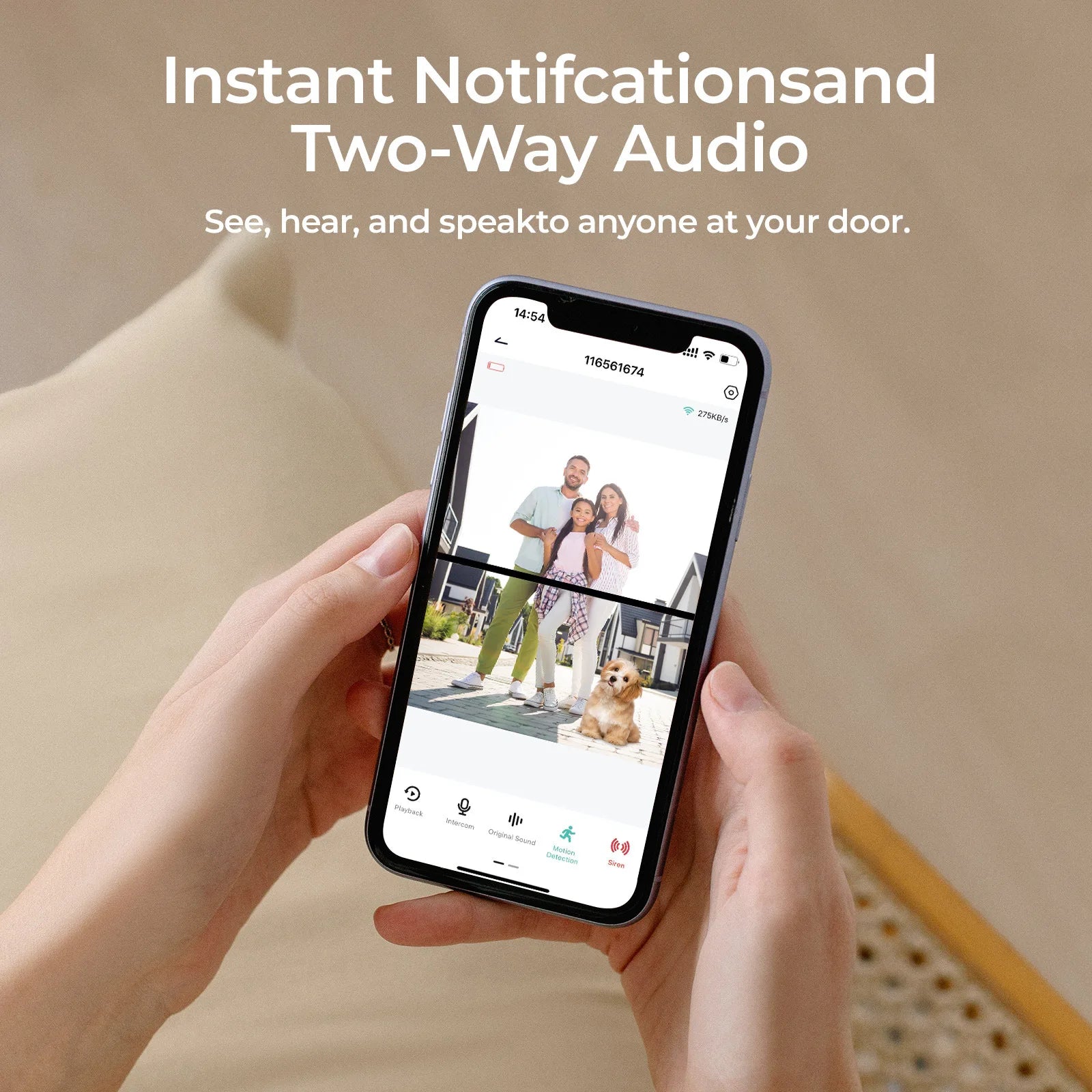 4MP Dual Lens WIFI Doorbell Intercom Video Door Phone Visual Doorbell Peephole Viewer Door Camera With Indoor Chime