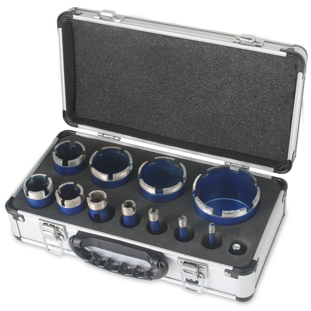 M14 Sintering Core Bit Diamond Hole Saw Porcelain Marble Granite Brick Tile Ceramic Concrete Crown Drill Bits 8/12/13Pcs