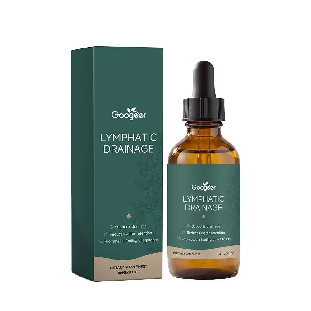 60ml Lymphatic Drainage Drops Natural Herbal Support Water Balance Detox Immune System MenWomen Gentle Liquid Supplement Dropper