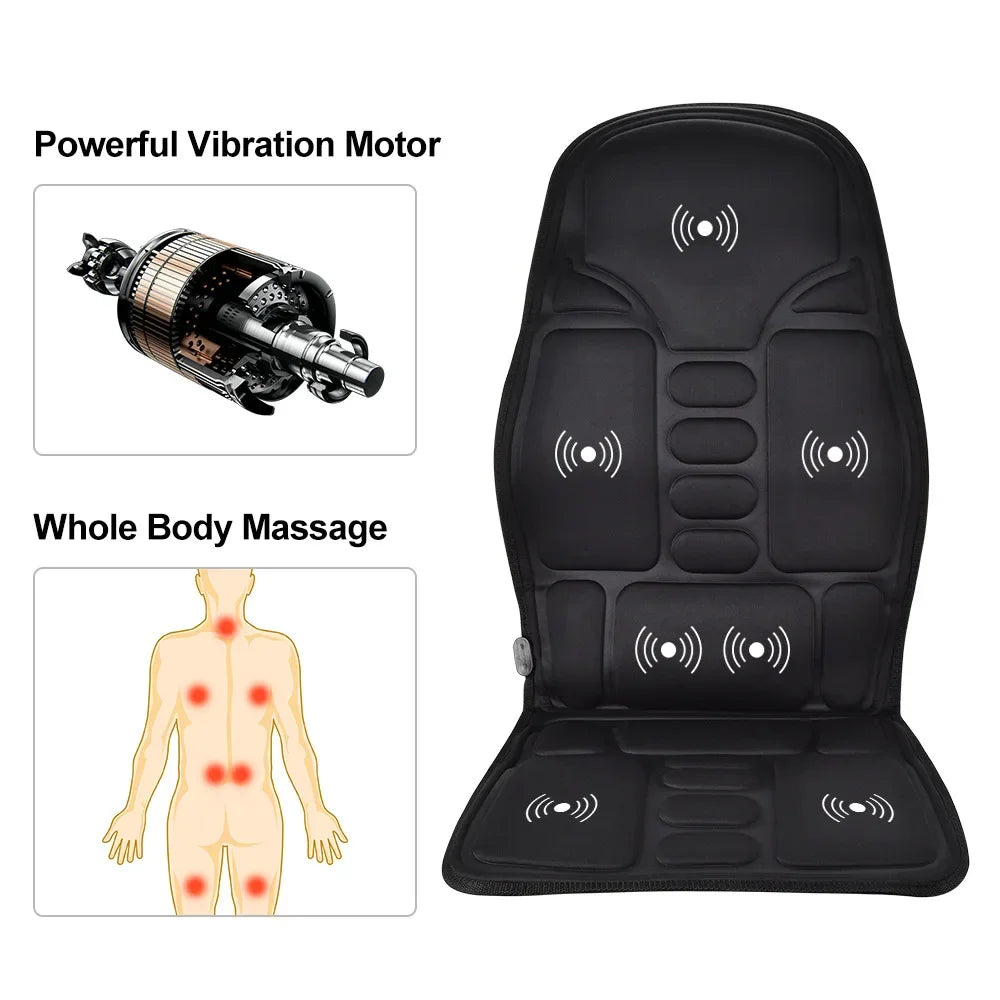 Electric Massage Chair Pad with Heat Therapy & Vibration | Tidesmit Massage Chairs Tidesmit