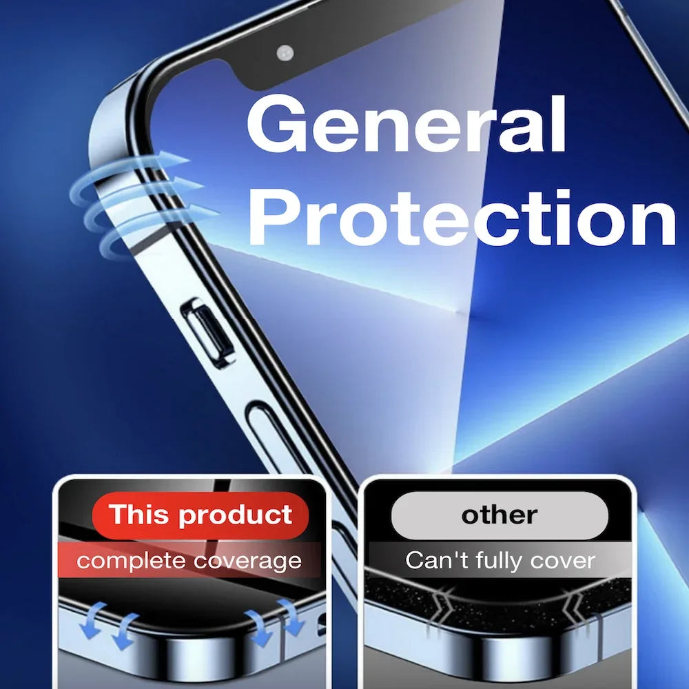 iPhone Privacy Screen Protector 5 Pack | Anti-Peeping Tempered Glass Tidesmit