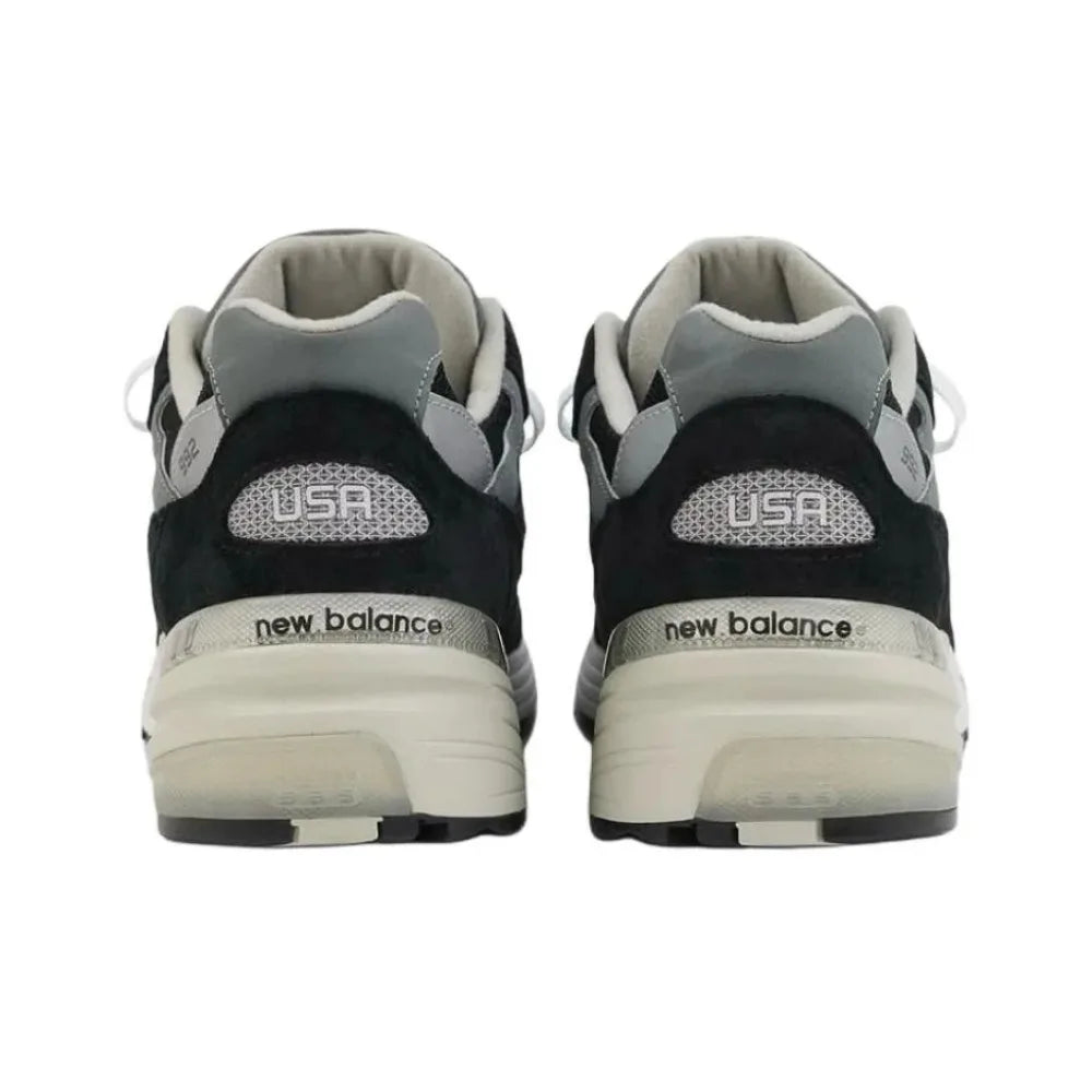 New Balance NB 992 Thick sole, soft and durable low-top casual running shoes unisex black U992BK