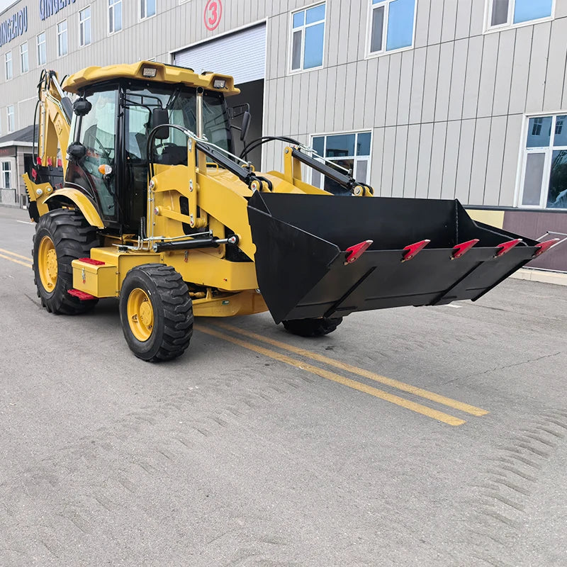 Customized China Factory 4X4 Mini Excavator Towable Backhoes Price Tractor Backhoe Excavator Loader