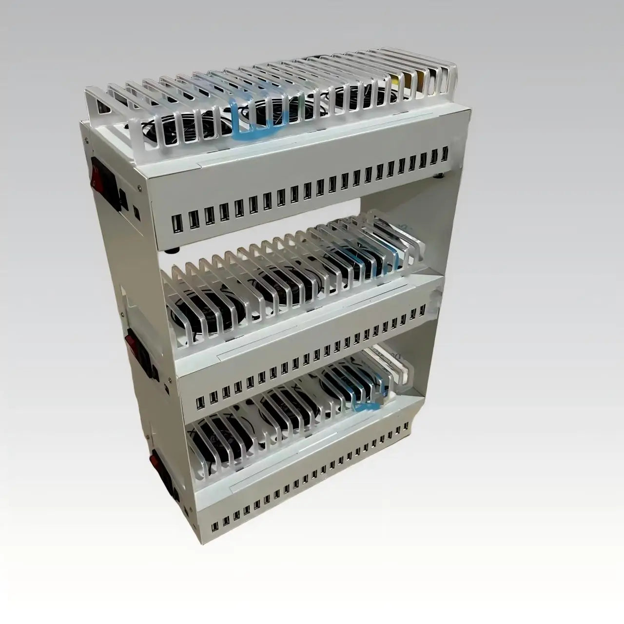 USB Phone Farm Hub: Multi-Port Batch Control Station for Smartphones Tidesmit