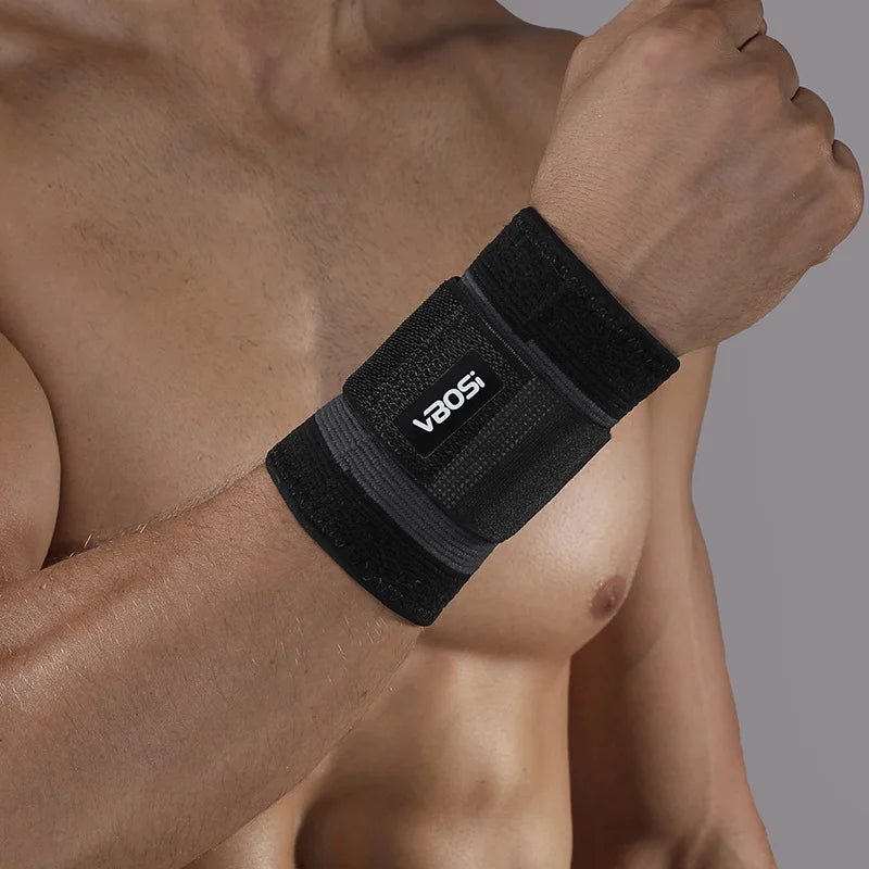 Adjustable Wrist Support Brace - Compression Wrist Wrap for Carpal Tunnel Pain Relief, Breathable Wrist Strap for Gym Fitness, T