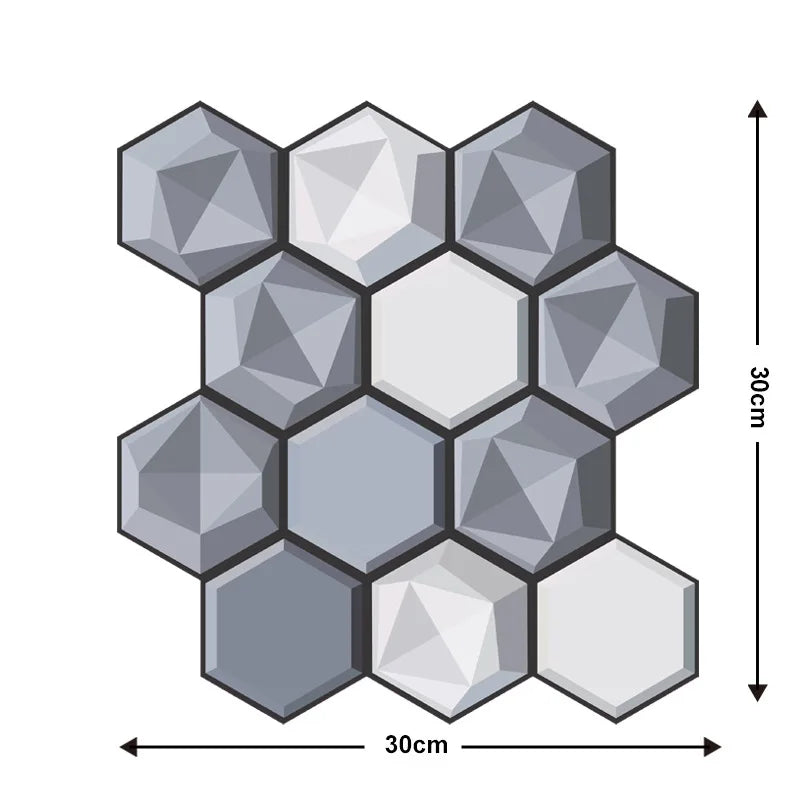 5/10pcs Peel and Stick Tile Backsplash Thicker Design Marble Tiles 12"x12" Stick on Backsplash Self Adhesive Tiles for Anyroom