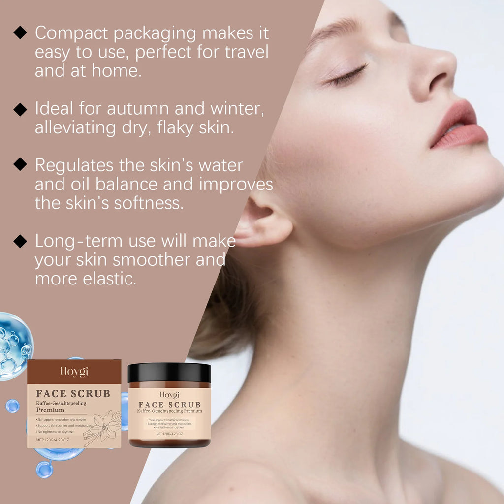 Face Scrub Exfoliator - Deep Cleaning & Hydrating Facial Care by Tidesmit Scrubs Treatments Tidesmit