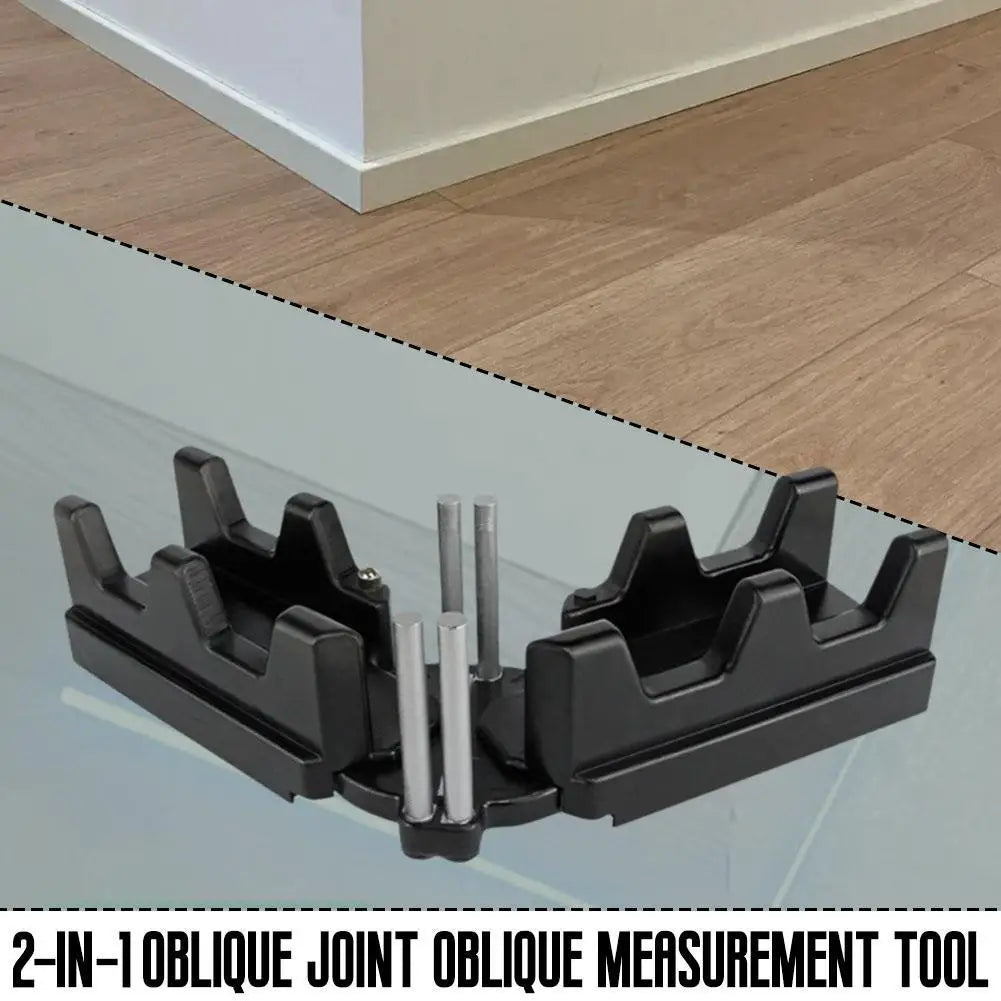 2 In 1 Miter Measuring Cutting Tool Bevel Gauge and Mitre Box Measuring Cutting Tool Measure Bevels and Miter Sawing Angle Cutti