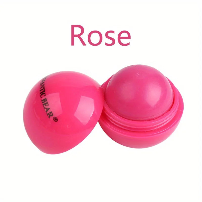 Ball Shaped Hydrating Lip Balm Set - 6pcs Nourishing Lip Care Lip Care Rose Tidesmit