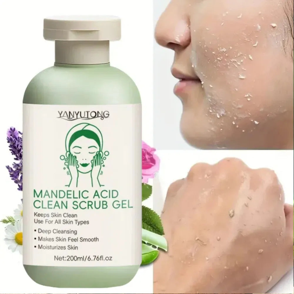 Exfoliating Facial Scrub | Aloe Vera Deep Pore Cleansing Gel 100ml Scrubs Treatments Tidesmit