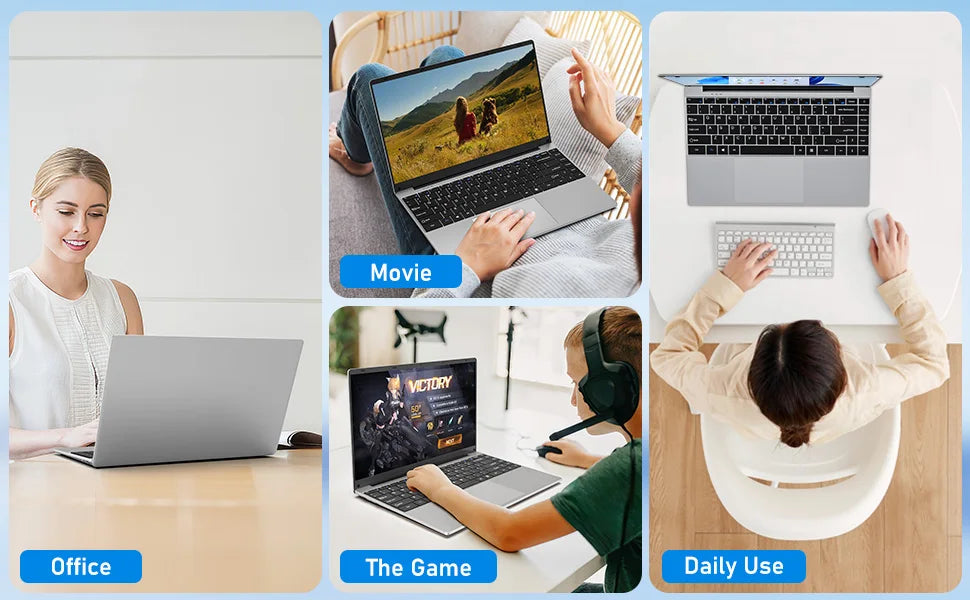 2026 14.1" Portable Windows 11 Laptop Intel Core i9 10980HK Computer 4K Screen 16GB RAM 1TB 2TB SSD Gaming laptops Laptop Bag