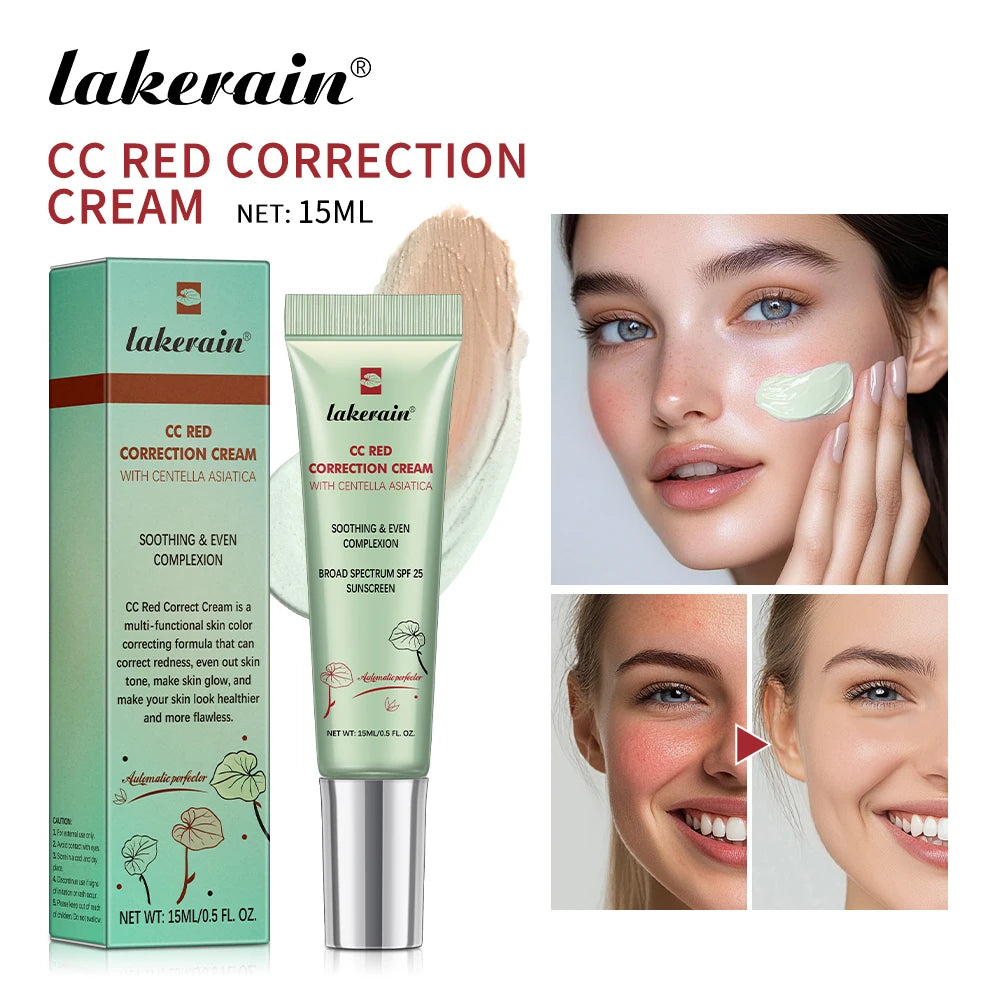 Tidesmit waterproof moisturizing CC cream face makeup texture detail view for long-lasting anti-sweat skin correction