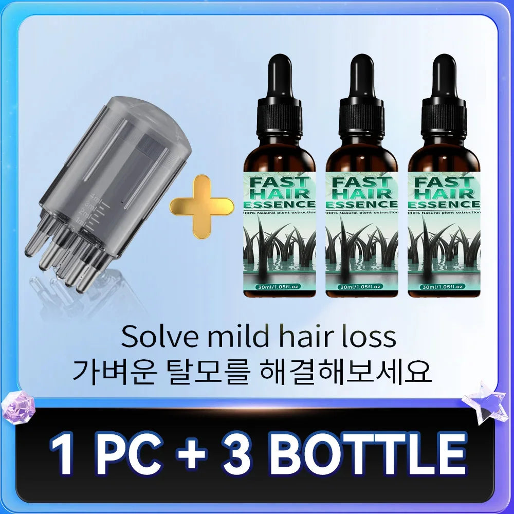 Scalp Treatment for Hair Growth | Revitalizing Serum for Scalp Health Scrubs Treatments 1PC with 3bottles Tidesmit