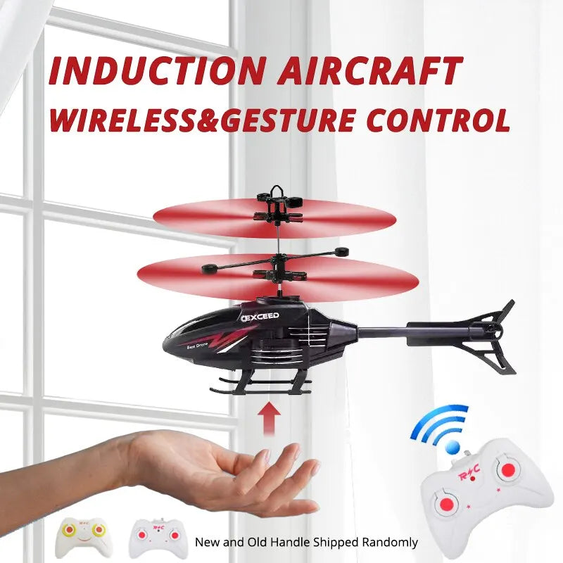 RC Helicopter Drone with Gesture Control - Durable Smart Toy for Beginners Tidesmit