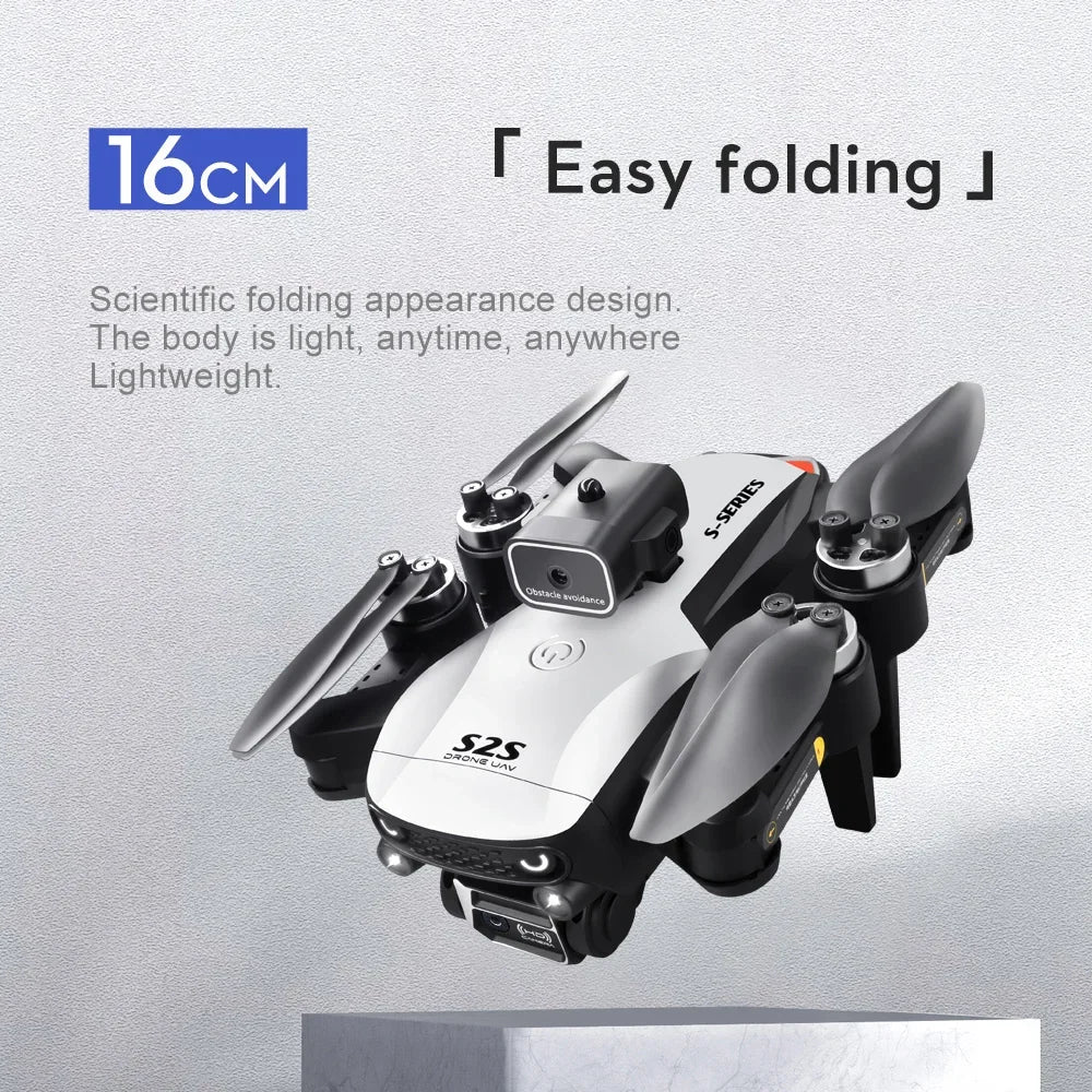 Camera Drone with Obstacle Avoidance - Foldable 8K GPS Quadcopter Tidesmit
