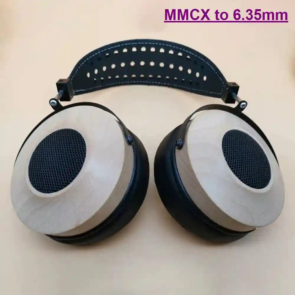 Wired Over-Ear Headphones | 4 Dynamic Drivers | Open-Back Audio MMCX to 6.35mm 2 Tidesmit