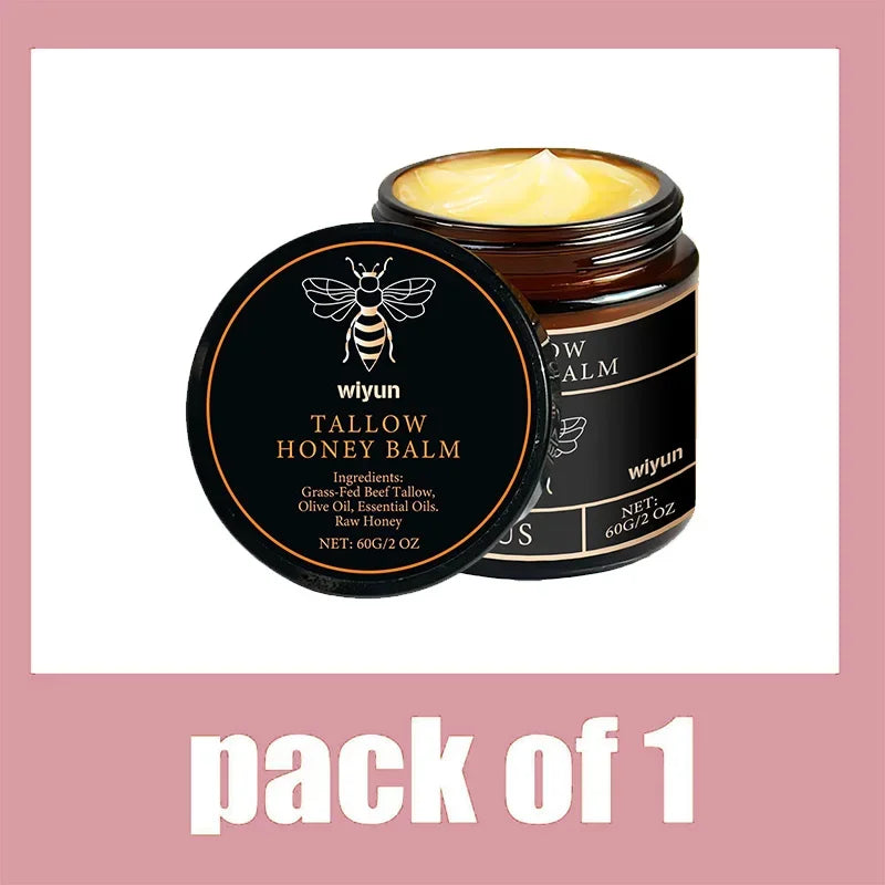 1/3/5pcs Beef Tallow Honey Cream Brand Facial Care Moisturizing Smooth Skin Light Non-greasy Cream Gentle Hydrating Moisturizer