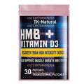 30 Patches HMB and Vitamin D3  Transdermal Patches  - Supports Muscle Growth and Strength