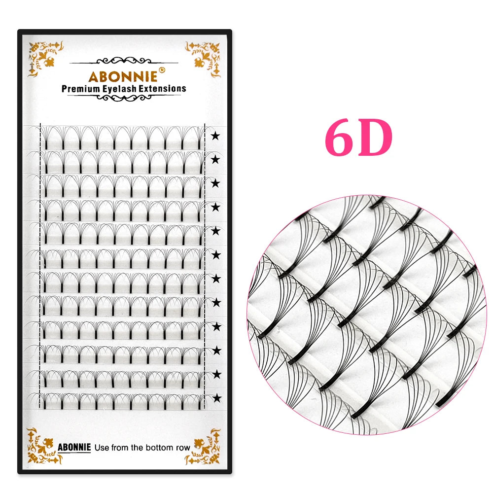 Russian Volume Eyelash Extensions 5D-6D | Matte Soft False Lashes False Eyelashes 6D Tidesmit