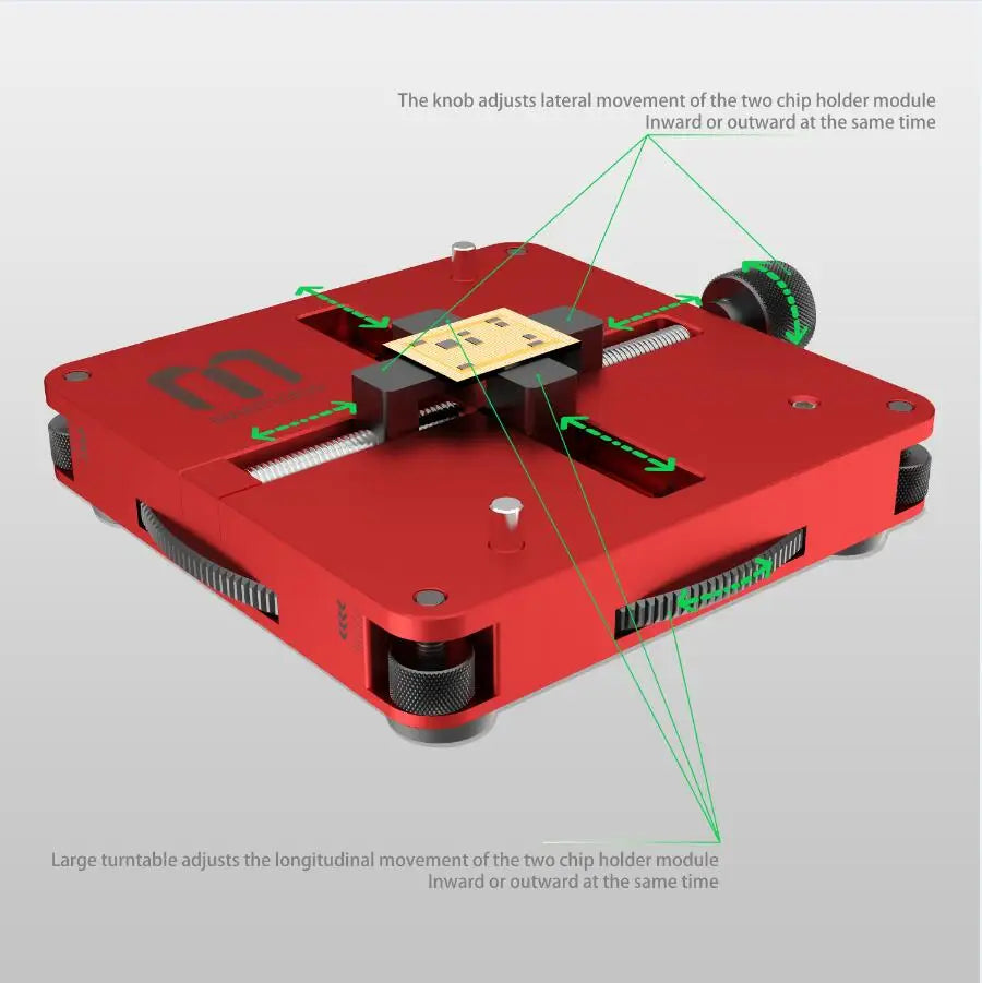 Martview RB03 RB-03 Fullset Multi-functions Automatic Positioning Universal BGA Reballing Station Holder Template - 97pcs Nets