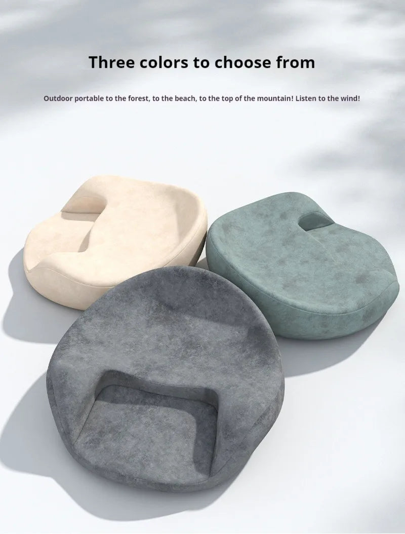 Ergonomic Meditation Cushion 60x60x22cm Memory Foam Floor Seat Pillow for Tailbone & Hip Support Comfortable Yoga Floor Chair