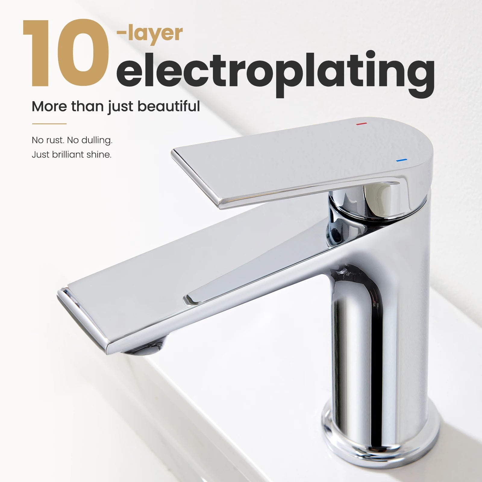 CECIPA Max sink ftap sink chrome bathroom Flecker