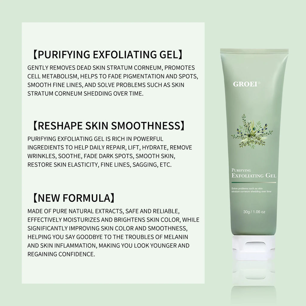 Face Exfoliating Gel | Deep Pore Cleansing & Oil Control by Tidesmit Scrubs Treatments Tidesmit