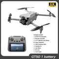 Mini 4K Camera Drone With GPS and Obstacle Avoidance - Tidesmit Light gray 6K 1B Tidesmit