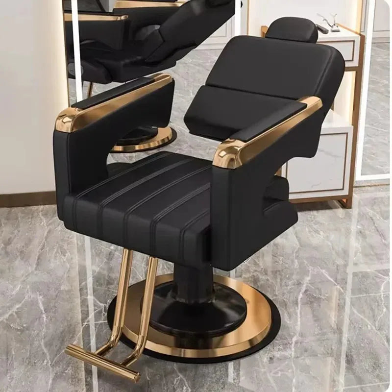 Barber Chair 360° Hydraulic Reclining Salon Station - Durable EU Design Massage Chairs Tidesmit
