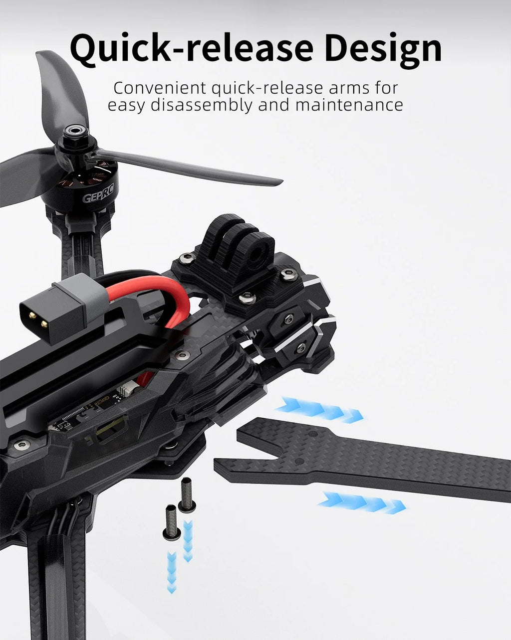 GEPRC Vapor 5-Inch 4K O4 FPV Freestyle Drone - High-Performance Quad Tidesmit