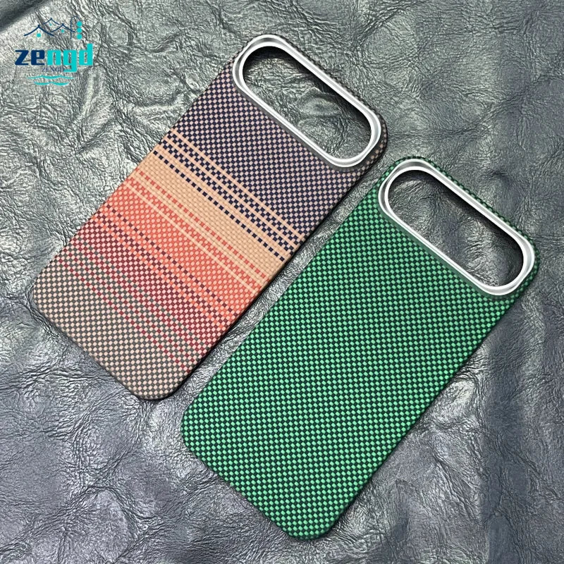 iPhone 17 Pro Max Aramid Fiber Magnetic Case – Slim Shock Protection Tidesmit