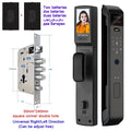 WIfi Tuya APP Remote Unlock Voice Intercom 3D Face Recognition Smart Door Lock With Camera Fingerprint Password Digitl Door Lock