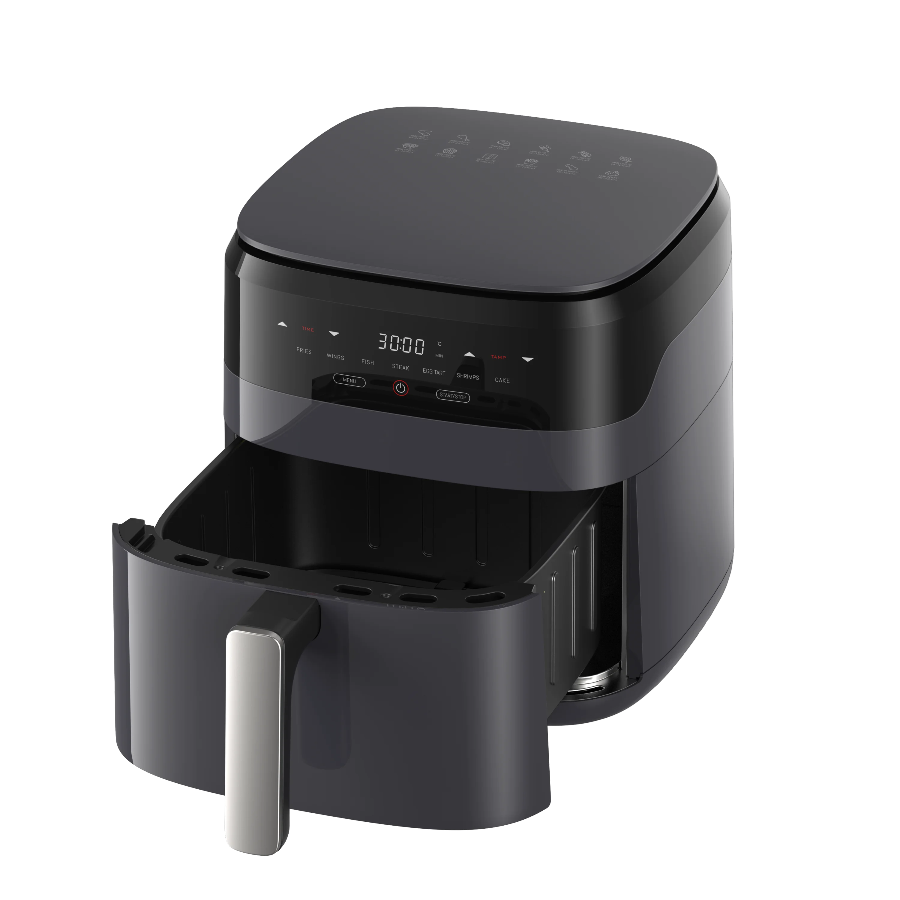 5L Factory Hot Selling 1500W  Large Capacity Multi-functional air Fryer Air Fryers for Rv Ovens Electrical Appliances Online
