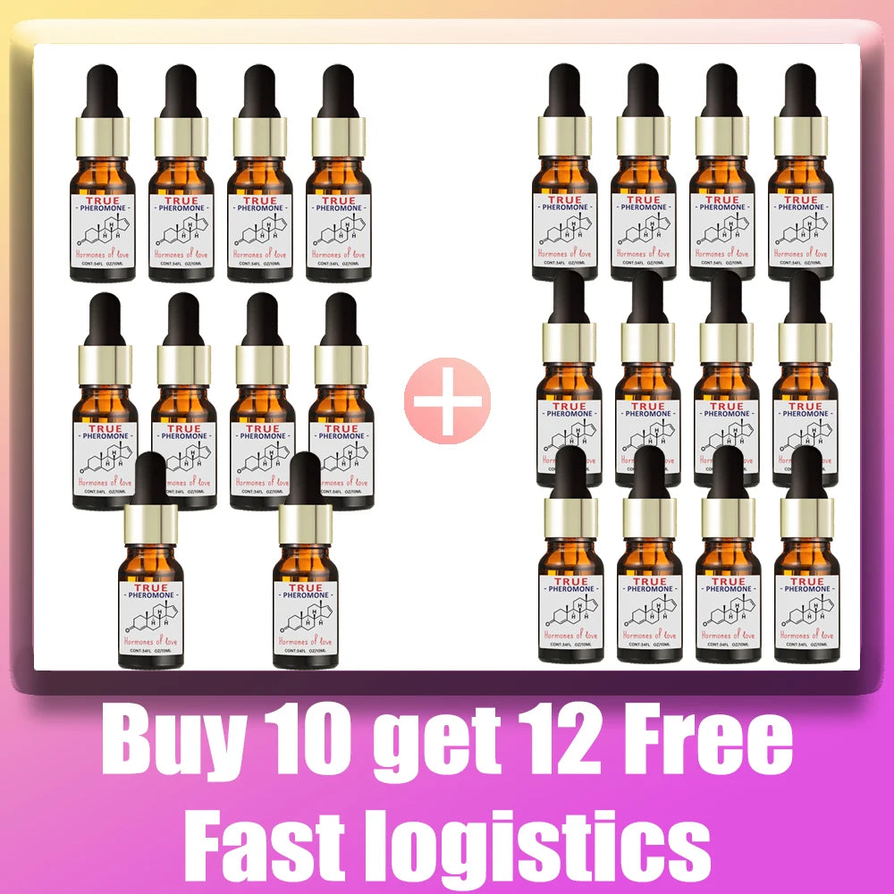 Pheromone Oil for Men - Long-Lasting Scent for Natural Attraction Scrubs Treatments 22PCS Tidesmit